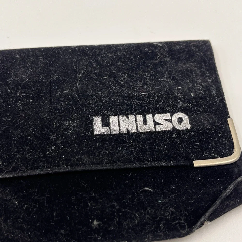 Fossil Collection Linuso Black Velvet Pouch Watch Case Holder